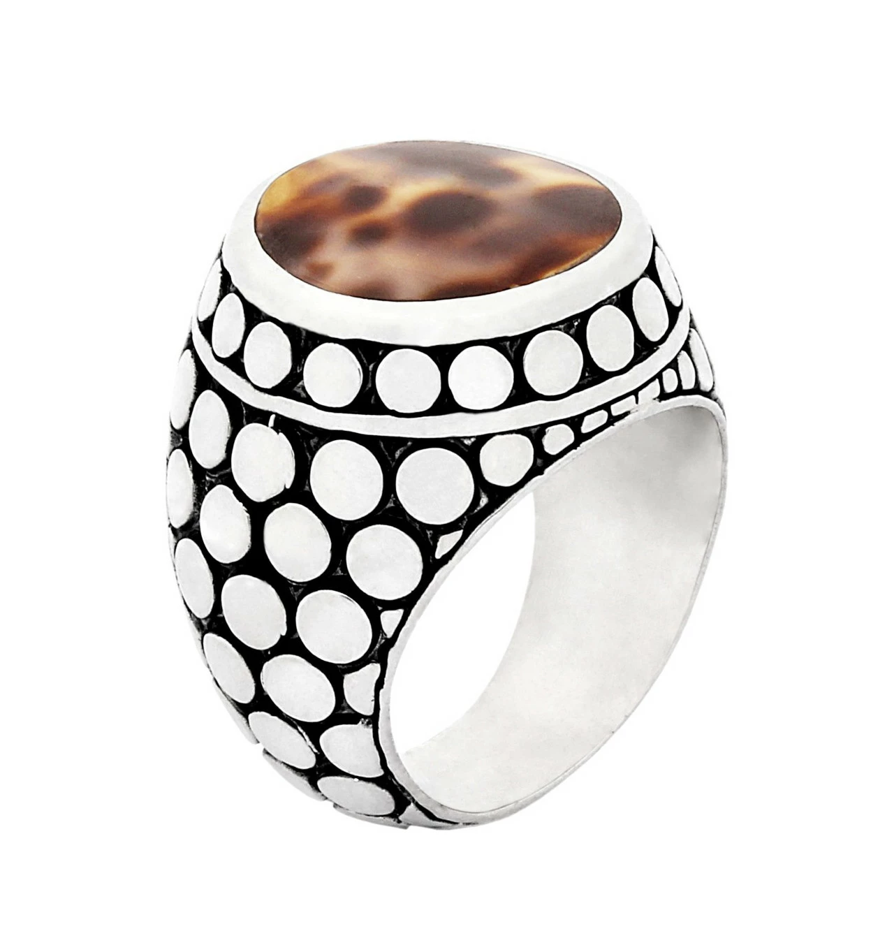 JALAN JALAN Sur Bijoux-Totem : Bague Argent & Coquillage Batik ! 3 JALAN JALAN Sur Bijoux-Totem : Bague Argent & Coquillage Batik !