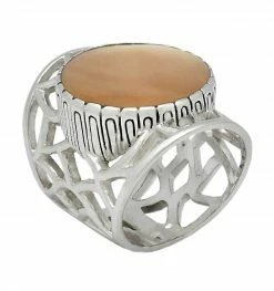 JALAN JALAN Sur Bijoux-Totem : Bague Argent & Nacre Dorée !