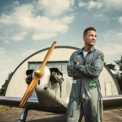 Fawler Apollo | Montre Aviateur Bleue Et Cuivre En Acier Inoxydable -Montres bracelet Soldes jwm apollo drop38 frank christensen 26130 1x1 14