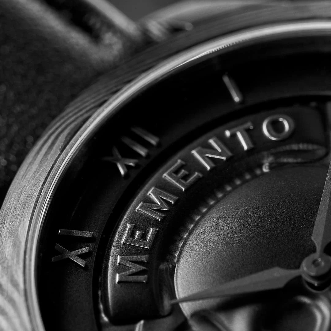 Lucleon Memento Mori | Montre à Tête De Mort En Acier De Damas 4 Lucleon Memento Mori | Montre à Tête De Mort En Acier De Damas – Image 2