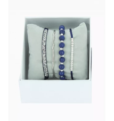 Bracelet Strass Box, Marque Les Interchangeables | Bijoux Totem. 3 Bracelet Strass Box, Marque Les Interchangeables | Bijoux Totem.