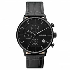 Lucleon Montre Lester Ternion En Acier Inoxydable
