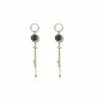 Boucles D’oreilles Fidji-Sodalite, Marque Loetma | Bijoux Totem -Montres bracelet Soldes loetma boucles d oreilles fidji 1