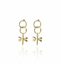 Boucles D’oreilles Libellule-Galaxie, Marque Loetma | Bijoux Totem