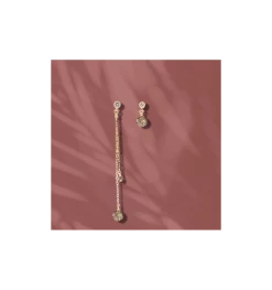 Boucles D'oreilles Sienne Nuage, Marque Loetma | Bijoux Totem