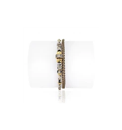 Bracelet Multi Tours Dalmatien, Marque Loetma | Bijoux Totem