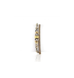 Bracelet Multi Tours Dalmatien, Marque Loetma | Bijoux Totem
