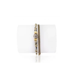 Bracelet Multi Tours Dalmatien, Marque Loetma | Bijoux Totem