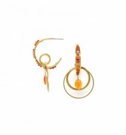 Boucles D’oreilles Agate, Marque Nature | Bijoux Totem.