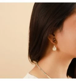 Boucles D’oreilles Citrine Galapagos, Marque Nature | Bijoux Totem. -Montres bracelet Soldes nature bijoux boucles d oreilles galapagos 1