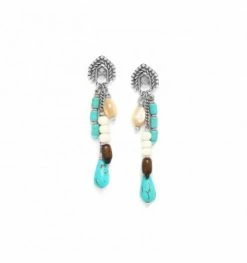 Boucles D’oreilles Pampilles Malibu, Marque Nature | Bijoux Totem.