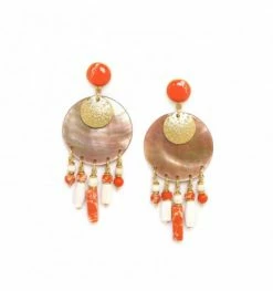 Boucles D’oreilles Porquerolles, Marque Nature | Bijoux Totem.