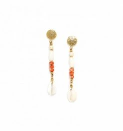 Boucles D’oreilles Caurie Porquerolles, Marque Nature | Bijoux Totem.