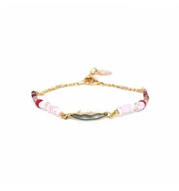 Bracelet Fin Coquillage Nenuphar, Marque Nature | Bijoux Totem 3 Bracelet Fin Coquillage Nenuphar, Marque Nature | Bijoux Totem