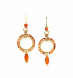 Dormeuses Agate, Marque Nature | Bijoux Totem