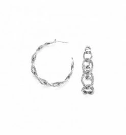 Boucles D’oreilles Créoles Squamata, Marque Ori Tao | Bijoux Totem