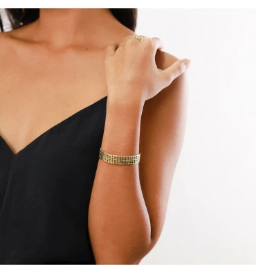 Bracelet Jonc Ricochets, Marque Ori Tao | Bijoux Totem 4 Bracelet Jonc Ricochets, Marque Ori Tao | Bijoux Totem – Image 2