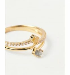 Bague Patio-Ligne Juno, Marque PDPAOLA | Bijoux Totem -Montres bracelet Soldes pdpaola bague juno 10
