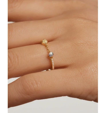 REBEL & ROSE Bague Zena-Ligne Juno, Marque PDPAOLA | Bijoux Totem 4 REBEL & ROSE Bague Zena-Ligne Juno, Marque PDPAOLA | Bijoux Totem – Image 2