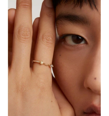 REBEL & ROSE Bague Zena-Ligne Juno, Marque PDPAOLA | Bijoux Totem 5 REBEL & ROSE Bague Zena-Ligne Juno, Marque PDPAOLA | Bijoux Totem – Image 3