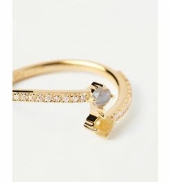 Bague Villa-Ligne Juno, Marque PDPAOLA | Bijoux Totem -Montres bracelet Soldes pdpaola bague juno 4