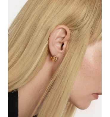 Créoles Rubi-Ligne Carry Overs, Marque PDPAOLA | Bijoux Totem 6 Créoles Rubi-Ligne Carry Overs, Marque PDPAOLA | Bijoux Totem – Image 4