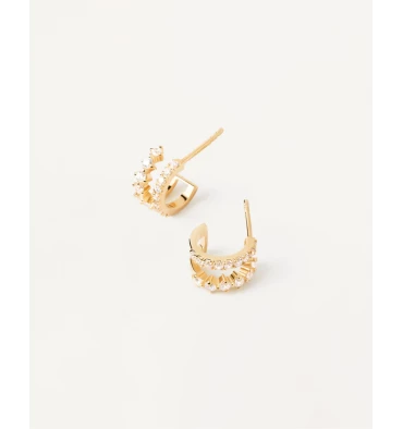 Créoles Rubi-Ligne Carry Overs, Marque PDPAOLA | Bijoux Totem 7 Créoles Rubi-Ligne Carry Overs, Marque PDPAOLA | Bijoux Totem – Image 5