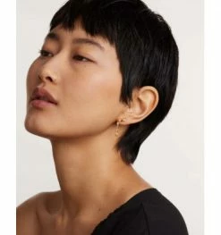 Boucles D'oreilles Panorama-Ligne Juno, Marque PDPAOLA | Bijoux Totem