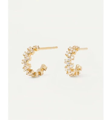 Boucles D'oreilles Little Crown, Marque PDPAOLA | Bijoux Totem 3 Boucles D'oreilles Little Crown, Marque PDPAOLA | Bijoux Totem