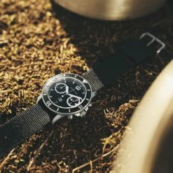 Fawler Ryka | Montre Militaire De Plongée Noire Et Argent -Montres bracelet Soldes rel frcl 1x1 25037 1