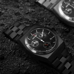 Lucleon Montre Chronographe Lavon Ray En Acier Inoxydable -Montres bracelet Soldes rel ig lucleon chronograph watch 21840