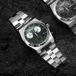 Lucleon Montre Chronographe Leal Ray En Acier Inoxydable -Montres bracelet Soldes rel ig lucleon chronograph watch 21842