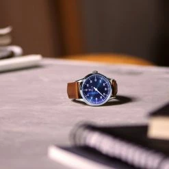 Fawler Paz | Montre Habillée Bleue à Une Seule Aiguille En Acier Inoxydable -Montres bracelet Soldes rel paz 27382 simon ccmodel 1x1 6 copy