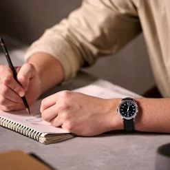 Fawler Paz | Montre Habillée Noire à Une Seule Aiguille En Acier Inoxydable -Montres bracelet Soldes rel paz 27383 simon ccmodel 1x1 6 copy