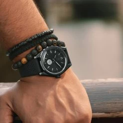 Arkai Mond | Montre Meteorite En Acier Inoxydable Noir 10 Arkai Mond | Montre Meteorite En Acier Inoxydable Noir -Montres bracelet Soldes rel rst mond watch xxxx black nathangw xxxx b