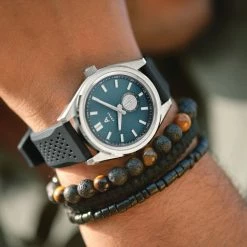 Arkai Mond | Montre Meteorite En Acier Inoxydable Argenté Et Bleu 10 Arkai Mond | Montre Meteorite En Acier Inoxydable Argenté Et Bleu -Montres bracelet Soldes rel rst mond watch xxxx blue nathangw xxxx b