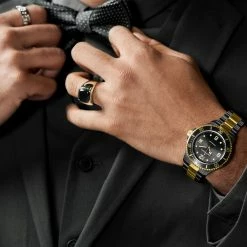 Seizmont Montre En Acier Inoxydable Dijon Tide -Montres bracelet Soldes rel st. patricks day killian 1x1 2dijon small