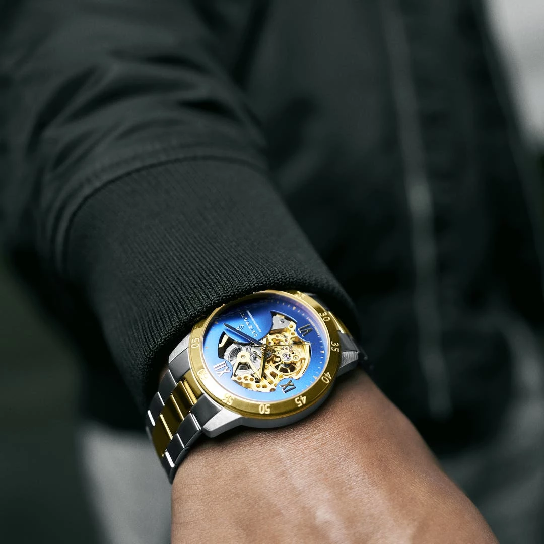 Seizmont Dante II | Montre Squelette Couleur Argent Et Or 4 Seizmont Dante II | Montre Squelette Couleur Argent Et Or – Image 2