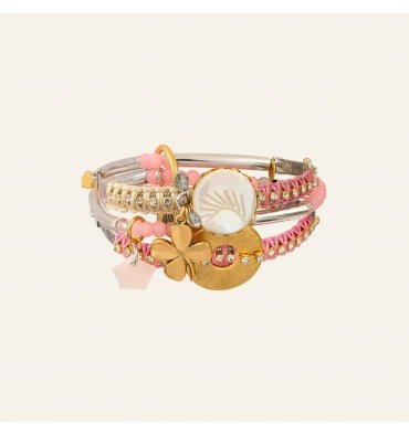 REMINISCENCE Paris Bracelet Extensible Ibiza, Marque Réminiscence Paris | Bijoux Totem. 3 REMINISCENCE Paris Bracelet Extensible Ibiza, Marque Réminiscence Paris | Bijoux Totem.