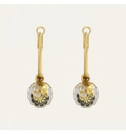 REMINISCENCE Paris Créoles Amazones Blanches, Marque Réminiscence Paris | Bijoux Totem. -Montres bracelet Soldes reminiscence paris creoles amazones 6