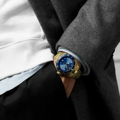 Seizmont Montre En Acier Inoxydable Dwayne Tide -Montres bracelet Soldes rst megashoot 0 3 watch deltatie goldbluedial22368 bjarkejohansen 2