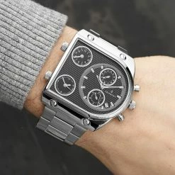 Seizmont Montre Argentée Provectus -Montres bracelet Soldes rst propu v1 2 21165 fa