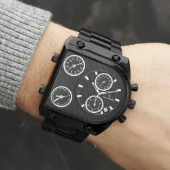 Seizmont Montre Noire Provectus -Montres bracelet Soldes rst propu v1 2 21166 fa