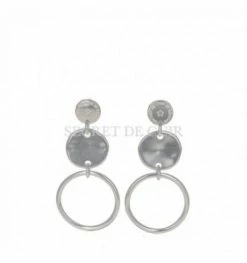 Boucles D'oreilles Cascade, Marque SECRET DE CUIR | Bijoux Totem