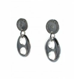 Boucles D'oreilles Grain De Café, Marque SECRET DE CUIR | Bijoux Totem