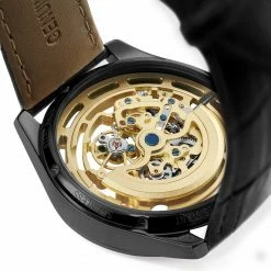 Seizmont Montre Squelette Automatique Sedric Motus 13 Seizmont Montre Squelette Automatique Sedric Motus -Montres bracelet Soldes sedric motus black gold black 4