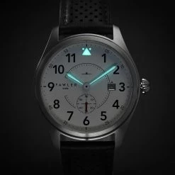 Fawler Montre Aviator Fritz Fraser -Montres bracelet Soldes selvlysende1318 copy 1
