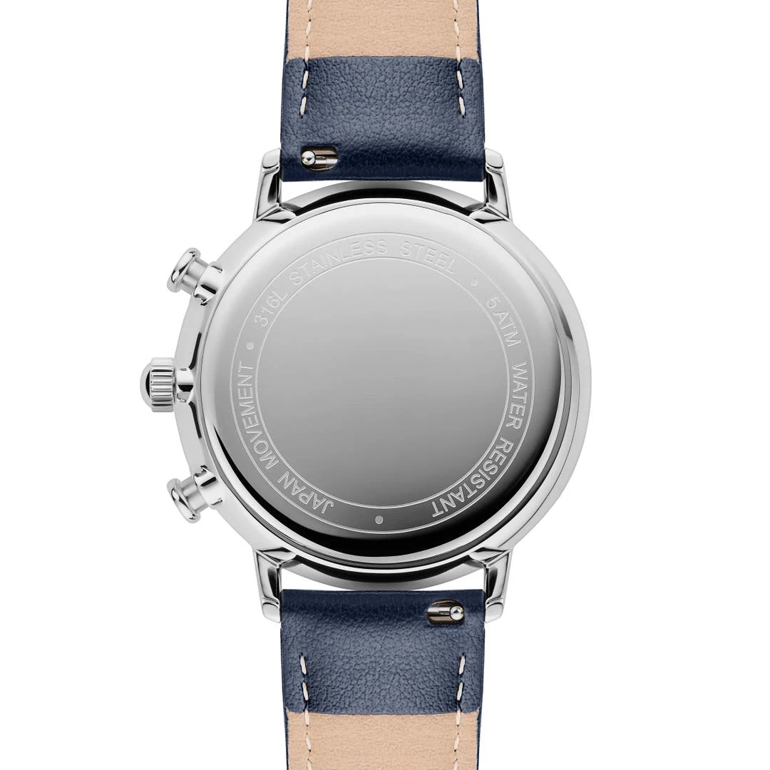 Sidegren Solis | Montre Chronographe Bleue à énergie Solaire 6 Sidegren Solis | Montre Chronographe Bleue à énergie Solaire – Image 4