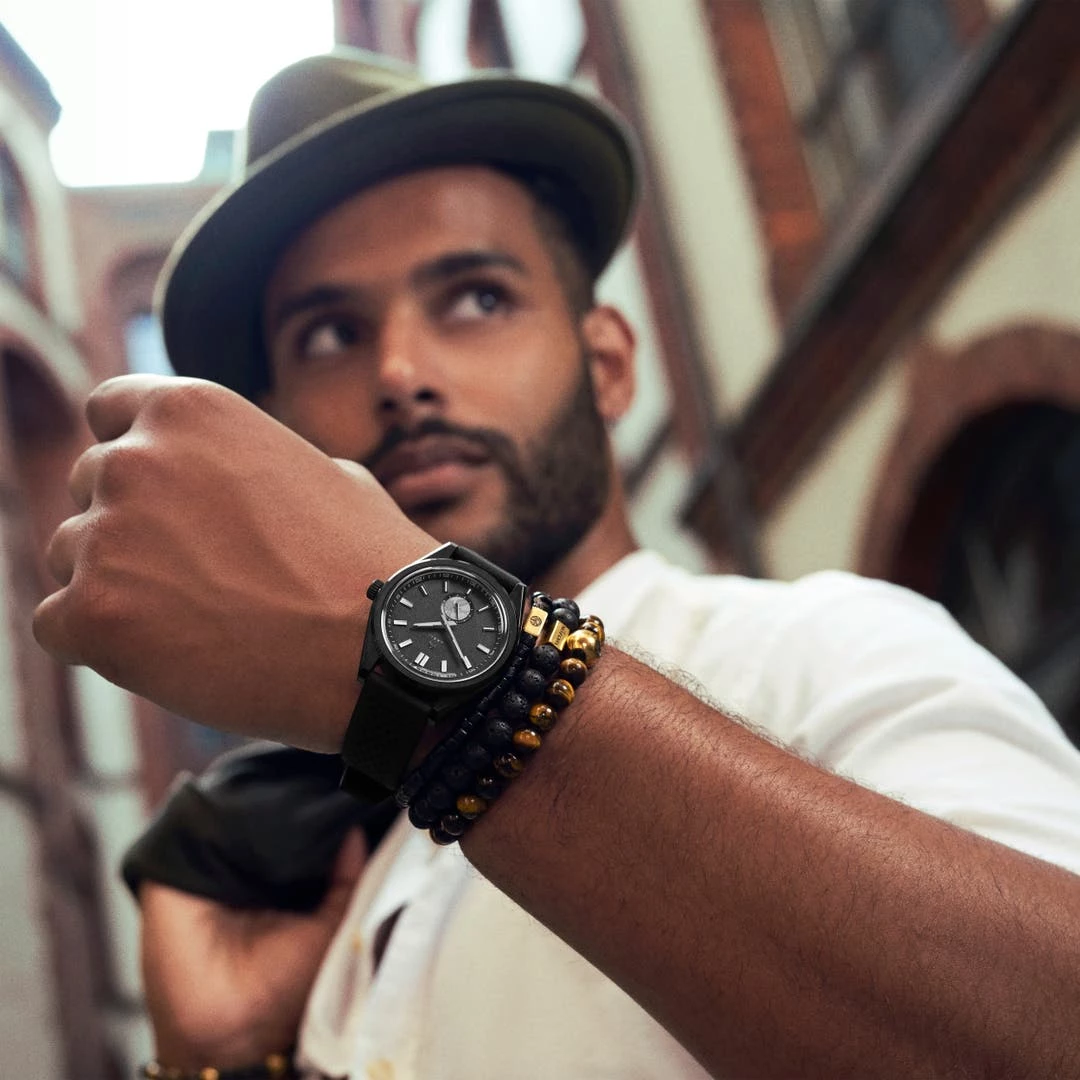 Arkai Mond | Montre Meteorite En Acier Inoxydable Noir 7 Arkai Mond | Montre Meteorite En Acier Inoxydable Noir – Image 5