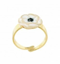 Bague Ajustable Anémone, Marque Taratata Bijoux | Bijoux Totem. -Montres bracelet Soldes taratata bijoux bague anemone 2
